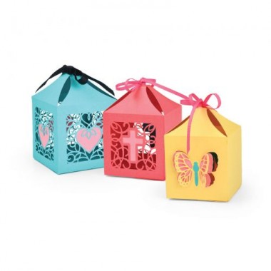 Troquel Delgado Caja Mariposa Sizzix  Lynda Kanase 10 Piezas | 663661