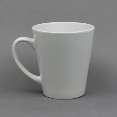 Taza blanca tipo Latte Sublimarts 12Oz