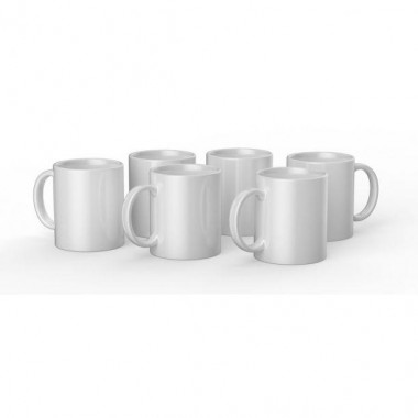 Tazas de cerámica blancas Cricut de 12 oz / 340 ml (6 pz) | 2008942