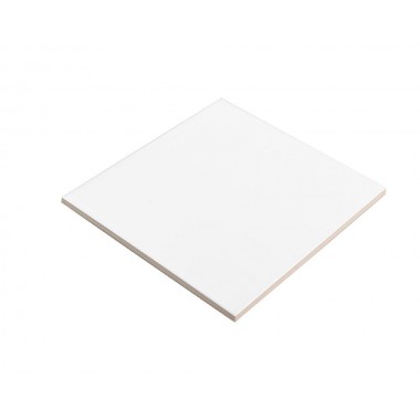 Placa de azulejo de cerámica blanco de 15 X 15 cm Sublimarts