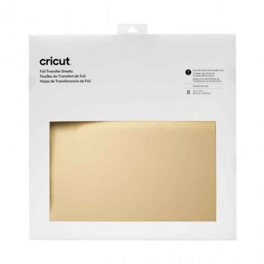 Hojas de transferencia Foil Cricut Oro 12x12" (8 Piezas) | 2008706