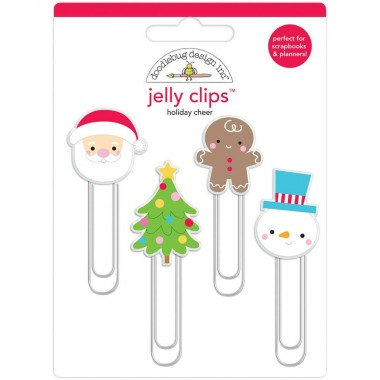 Clips decorativos Jelly Clips Holiday Cheer Doodlebug | 6163