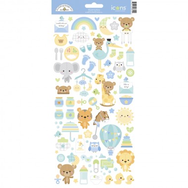 Calcomanías decorativas Icons Stickers Special Delivery Doodlebug | 6812