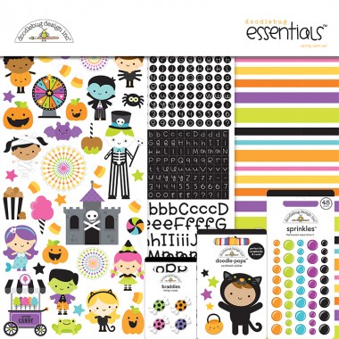 Kit de Esenciales para Scrapbook Candy Carnival Doodlebug | 6539