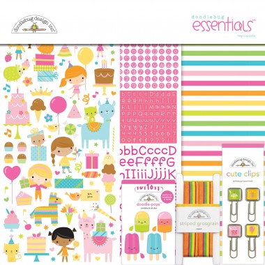 Kit de Esenciales para Scrapbook Hey Cupcake Doodlebug | 6696