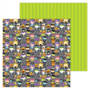 Cartulina Doble Vista 1 hoja de 12" x 12" Costume Contest Doodlebug | 6493