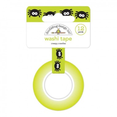 Cinta Decorativa Washi Tape Creepy Crawlies Doodlebug | 6141