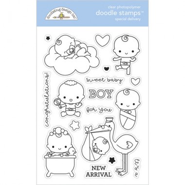 Sellos de Goma Prediseñados Special Delivery Doodlebug Doodle Stamps | 6795