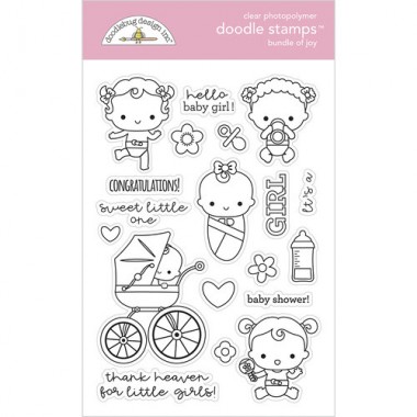 Sellos de Goma Prediseñados Bundle of Joy Doodlebug Doodle Stamps | 6791