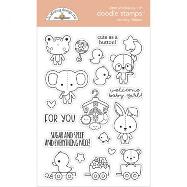 Sellos de Goma Prediseñados Nursery Friends Doodlebug Doodle Stamps | 6793