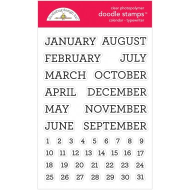 Sellos de Goma Prediseñados Calendario Doodlebug Doodle Stamps | 6730