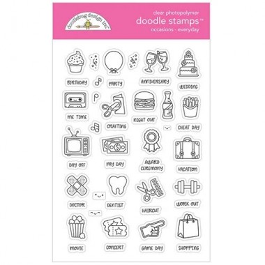 Sellos de Goma Prediseñados Everyday Doodlebug Doodle Stamps | 6729