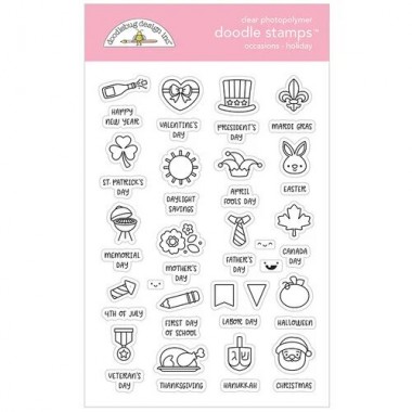 Sellos de Goma Prediseñados Holiday Doodlebug Doodle Stamps | 6728