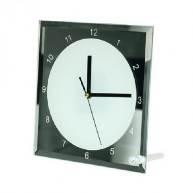 Reloj Fondo Espejo Cuadrado 20x20cm Sublimarts