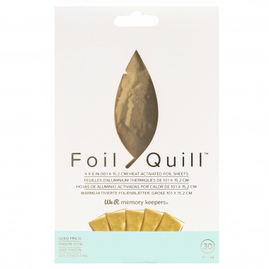 Paquete de Foil Color Oro Foil Quill para Acabados Metálicos