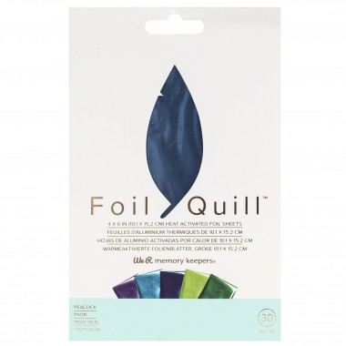 Paquete de Foil Color Pavorreal Foil Quill para Acabados Metálicos