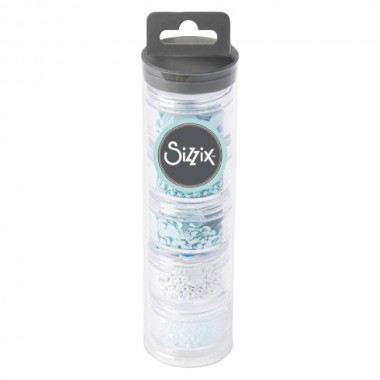 Lentejuelas, Piedras Sizzix 5 Gramos c/u Arctic Sky | 664603