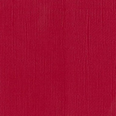 Cartulina Bazzill Mono Text Rojo 12x12 Pulg | 309279