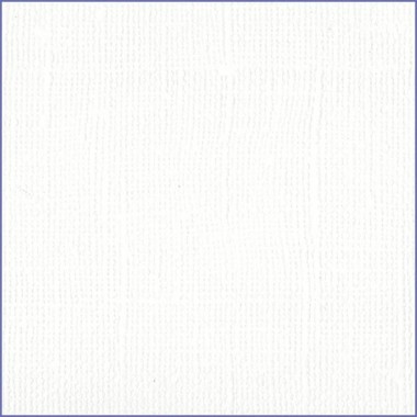 Cartulina Bazzill Mono Text Blanco 12x12 Pulg | 309001