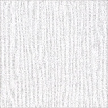 Cartulina Bazzill Bling Text Blanco 12x12 Pulg | 302311