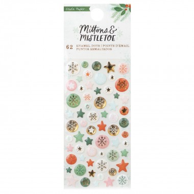 Stickers Enamel Dots Mittens & Mistletoe 34013749