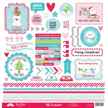 Calcomanías Doodle Pops Christmas Stocking Doodlebug | 7594