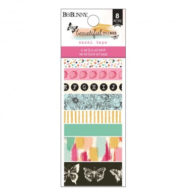 Paquete Washi Tape Bobunny Beautiful Things 8pz | 34013637