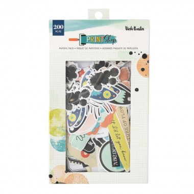 Pack Vicki Boutin Piezas De Papel Y Stickers Washi 200pz | 34013951