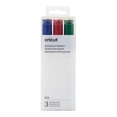 Marcadores Perm Cricut 2.5mm Verde, Azul y Rojo 3pz Para Cricut Venture | 2008876