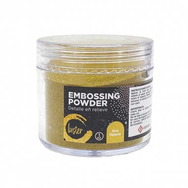 Polvo para Embossing Luster Color Oro Opaco 1 OZ | 868008