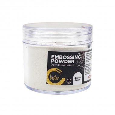 Polvo para Embossing Luster Color Blanco Opaco 1 OZ | 868014