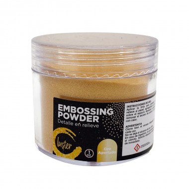 Polvo para Embossing Luster Color Oro Aperlado 1 OZ | 868009