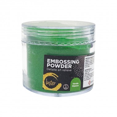 Polvo para Embossing Luster Color Verde Opaco 1 OZ | 868007