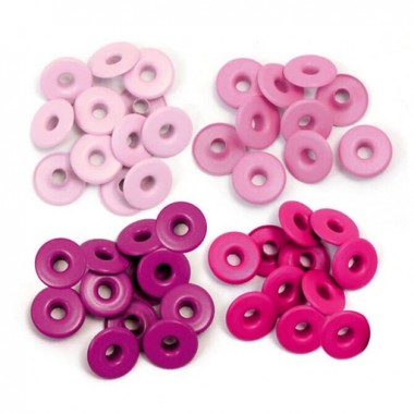 Ojillos Aluminio 3/16" 0.5cm 4 Tonos Rosa 10pz/Tono We R 41592-3