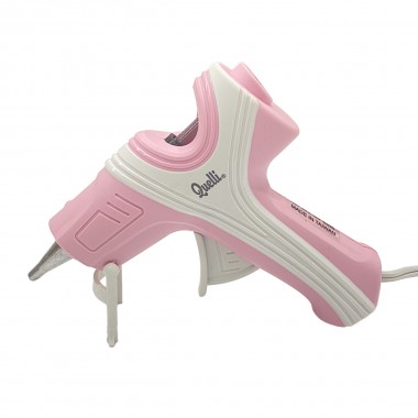 Mini Pistola de Silicón Bi-Color Rosa Quelli