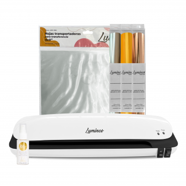 Laminadora Luminos Lideart + Foil Luminos + Consumibles Minc